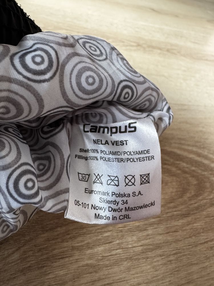 Bezrękawnik kamizelka ocieplana Campus XS