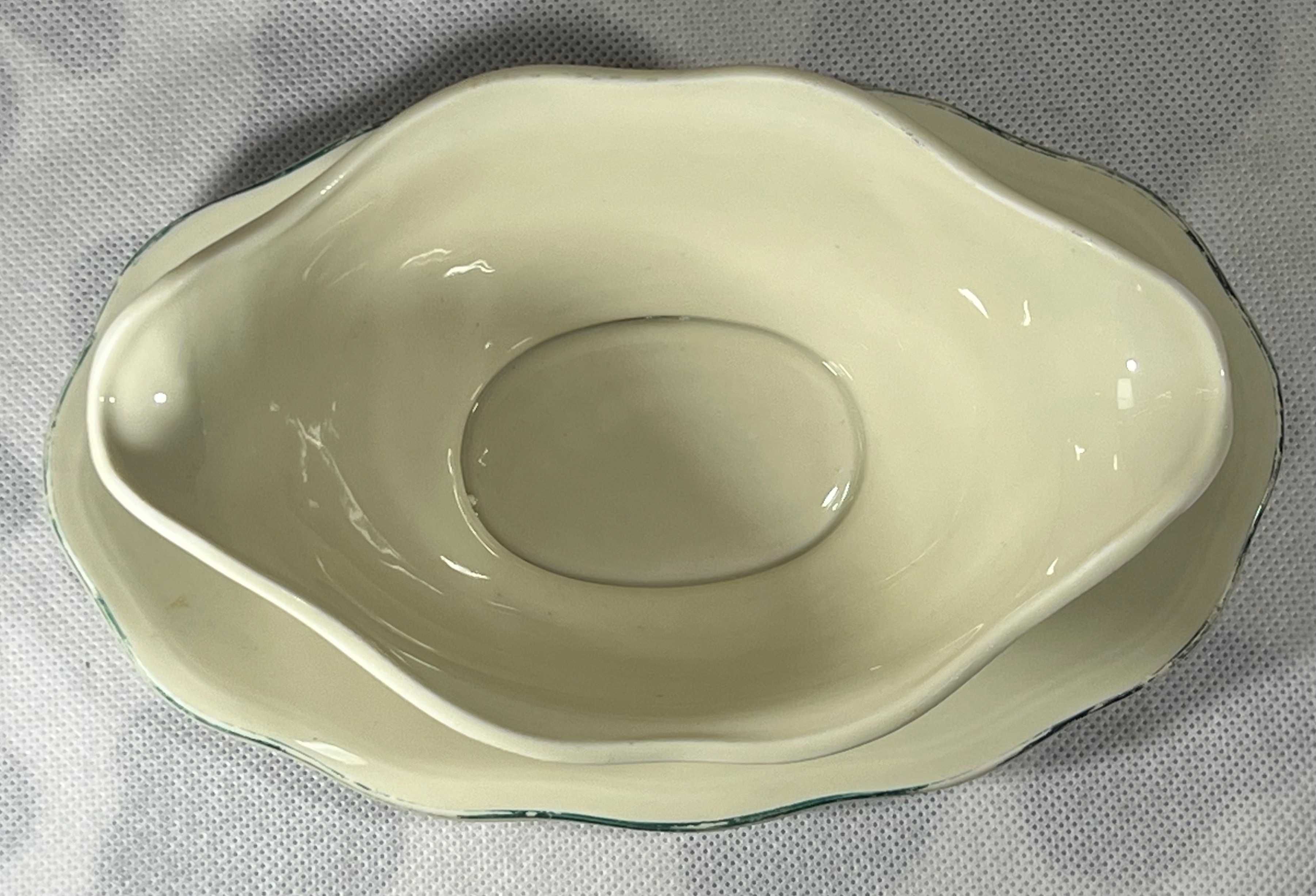 Sosjerka Porcelanowa Mayer & Comp. MCP 1890 z Podstawką