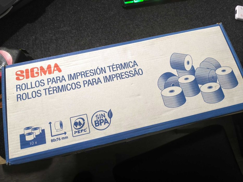 Rolos de papel térmico para impressora de POS