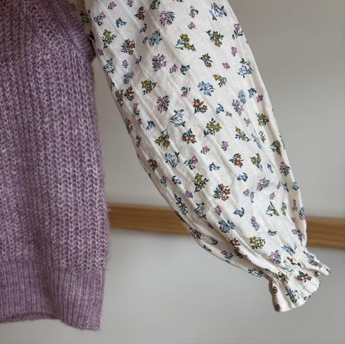 Colete com mangas de blusa