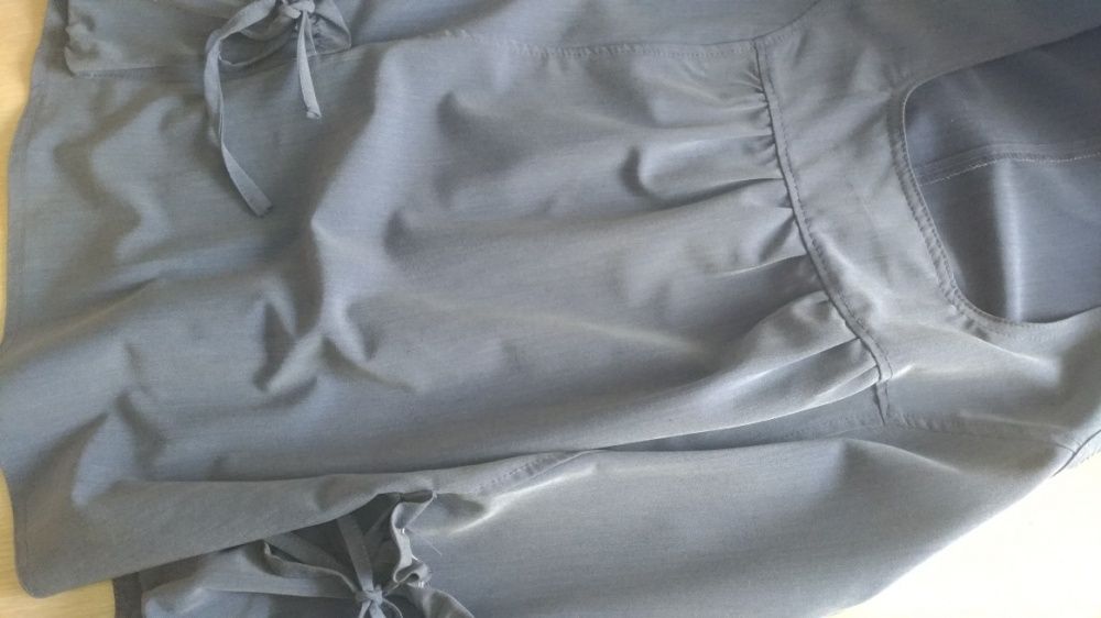 Джинсовый брючный костюм для беременных 46 размер