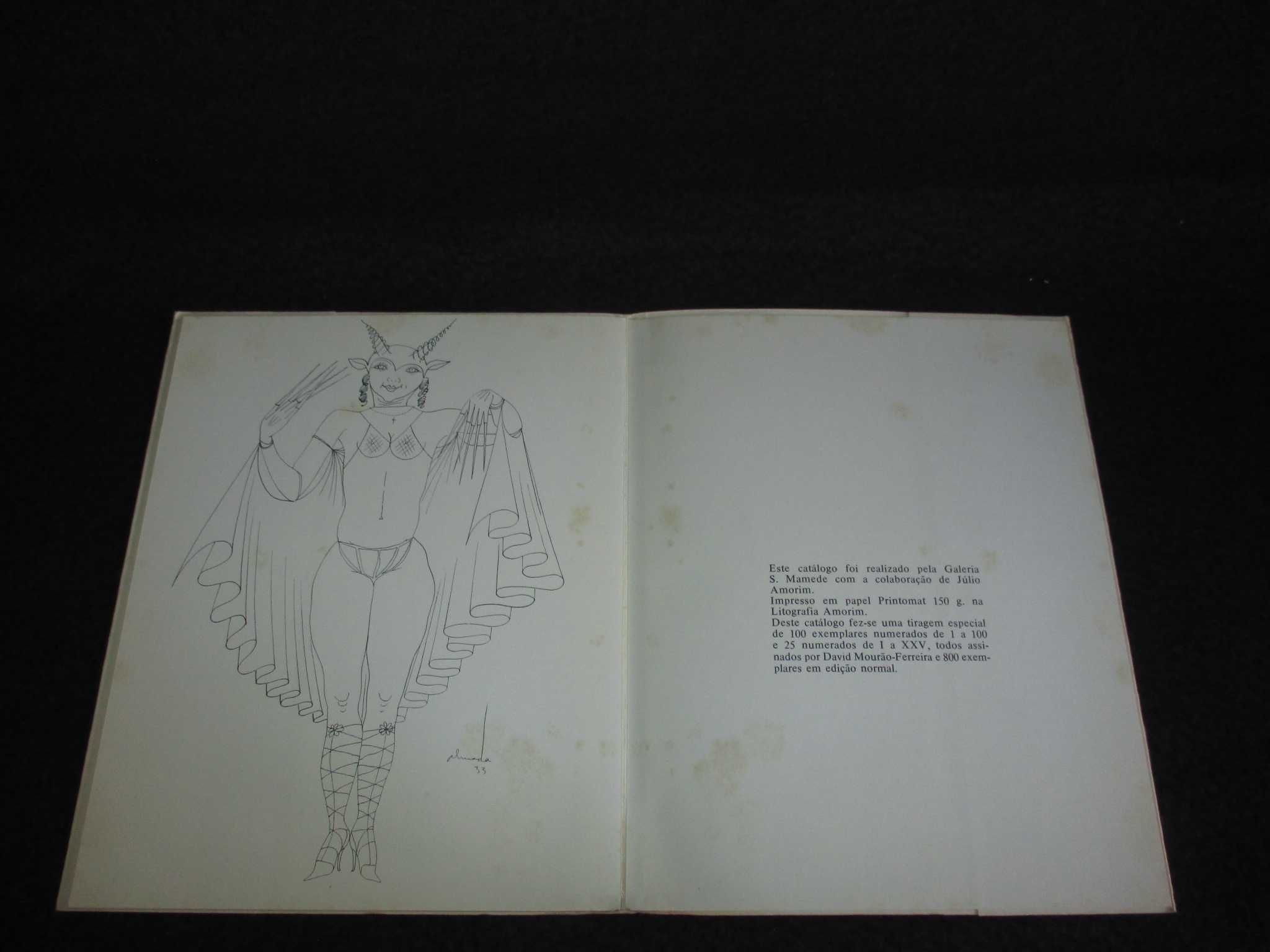 Livro Desenhos de Almada A Alegria da Totalidade David Mourão-Ferreira