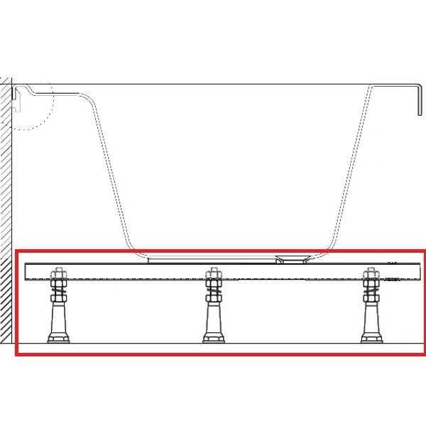 Опора для ванни Ravak Rosa універсальна