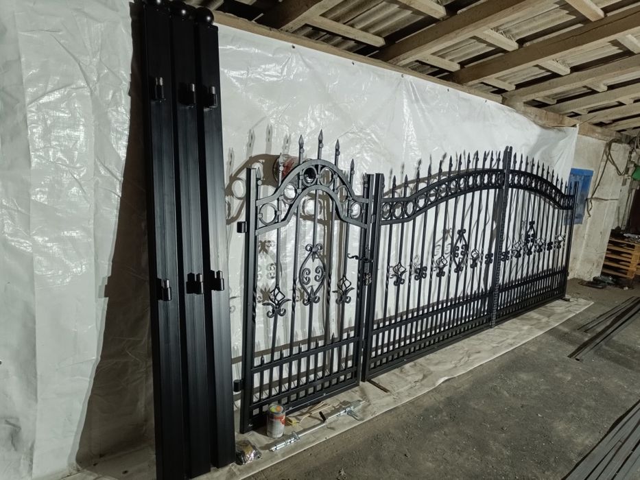 Brama Dwuskrzydłowa Kuta Pręt Pełny 16/16