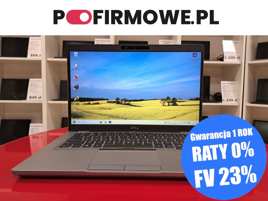 Laptop 14" Dell Latitude 5411 i5-10400H 32GB 256SSD Dotyk Nvidia Win11