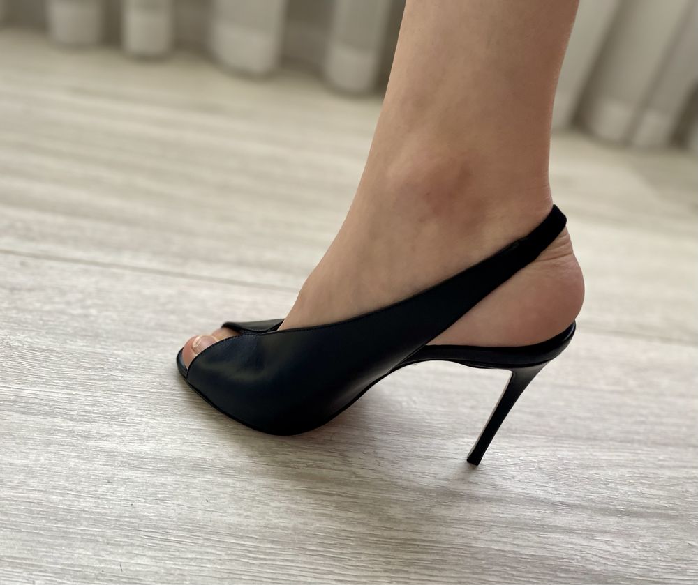 LE SILLA шкіряні туфлі чорні