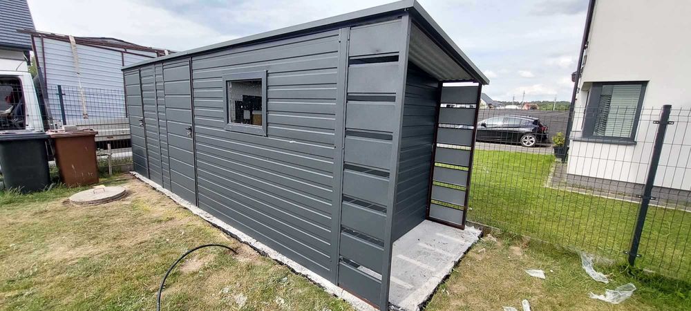 Domki Ogrodowe Wiatki Śmietnikowe Garaże Blaszane