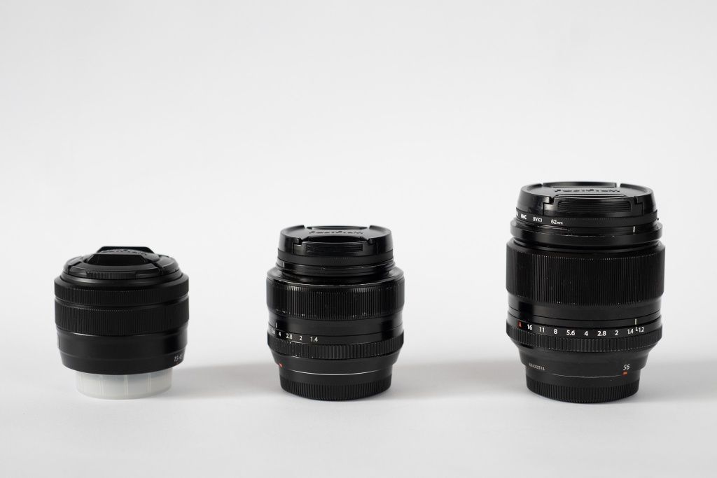 Obiektywy fujinon XF56mm f/1.2 R, XF35mm f/1.4 R i XC15-45mm f/3.5-5.6