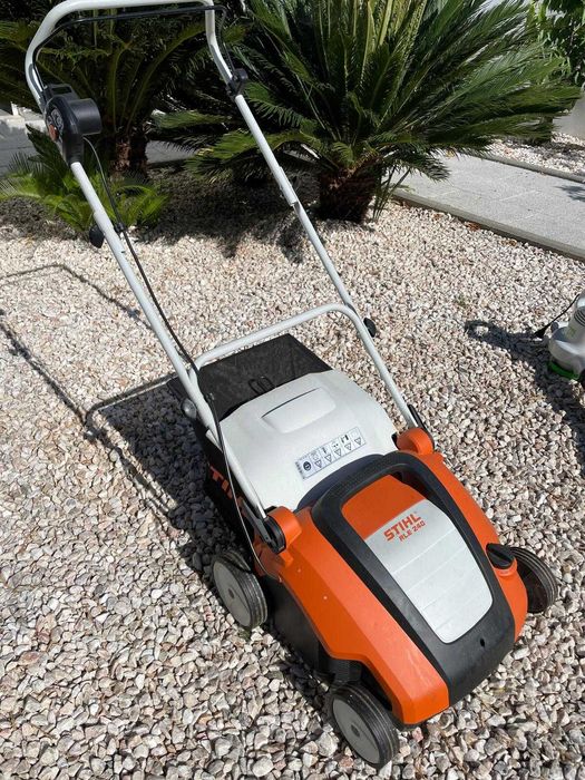 Arejador de relva e escarificador eléctrico