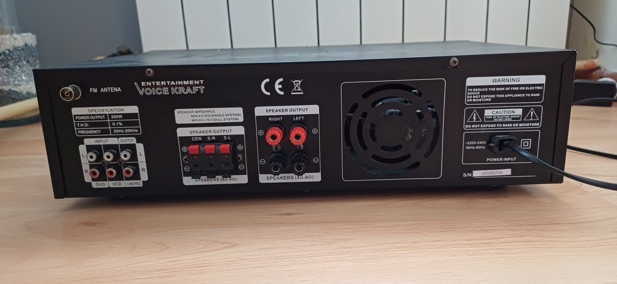 Wzmacniacz Voice Kraft AV-808USB