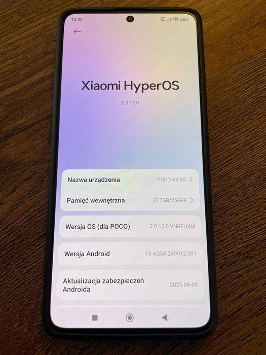 Poco X6 256/12 Stan Bardzo Dobry