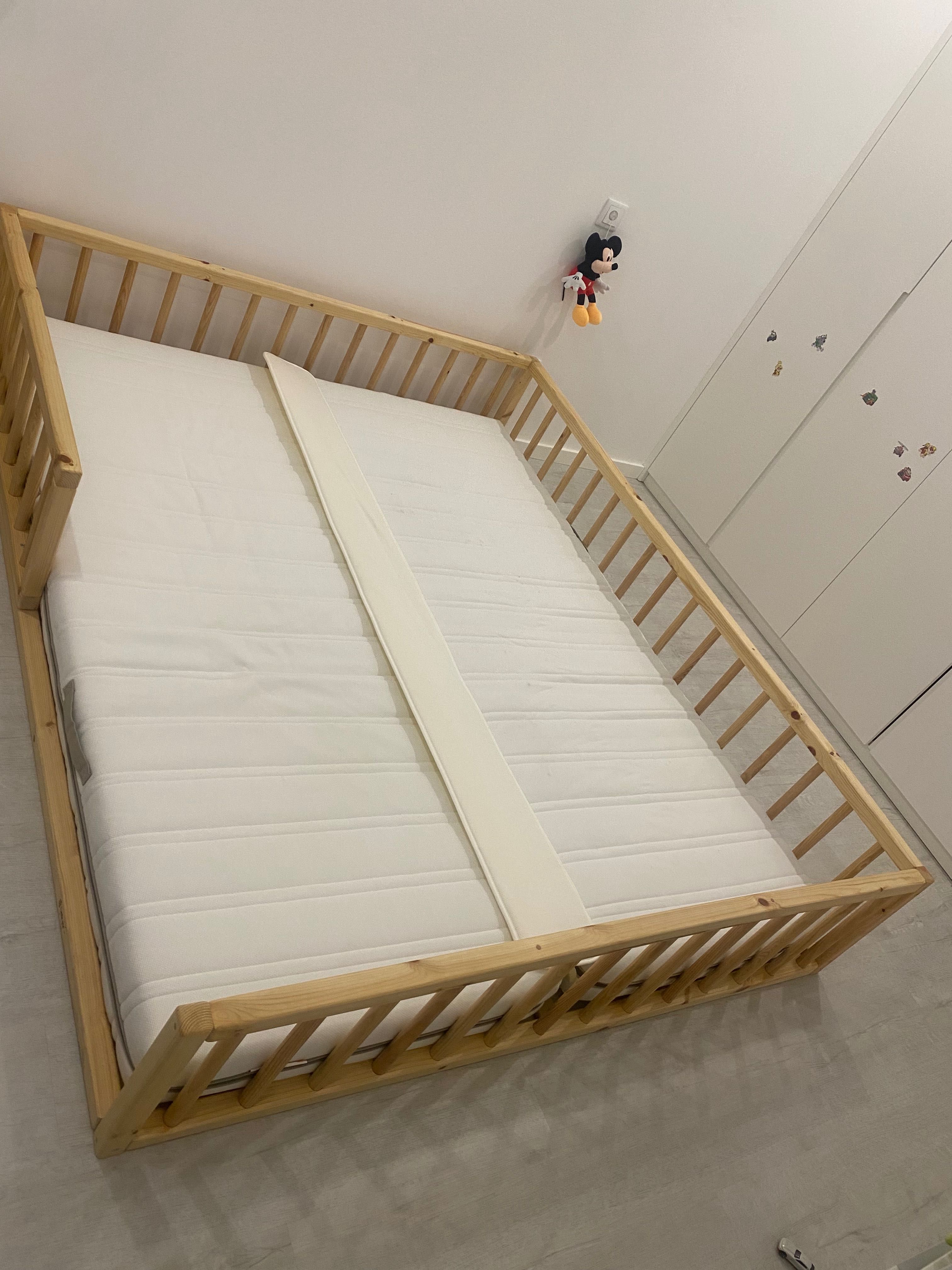 Cama montessoriana little pea + 2 colchões