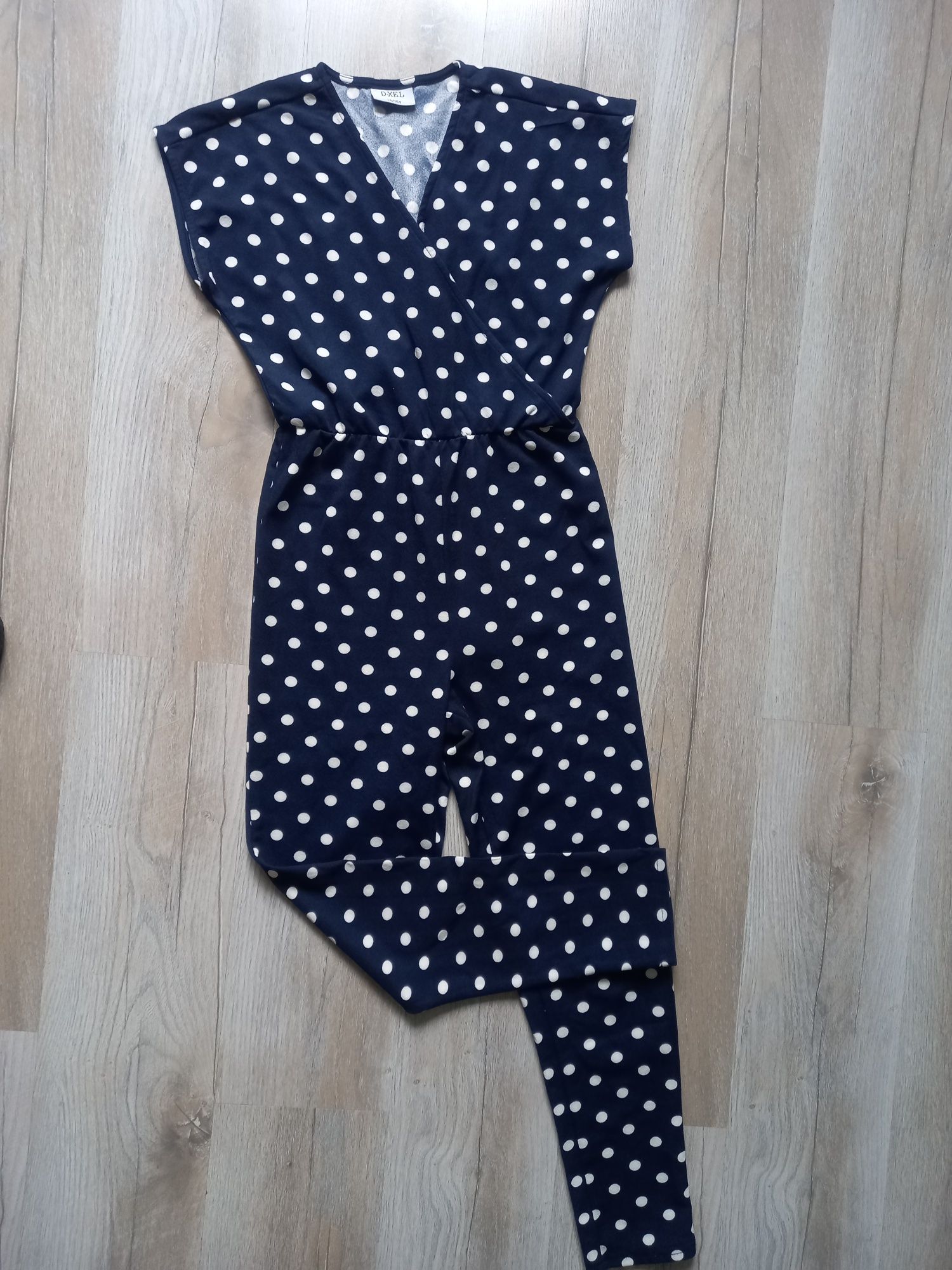 Kombinezon bluzka spodnie kropki  D - Xel roz 14/164 S XS M