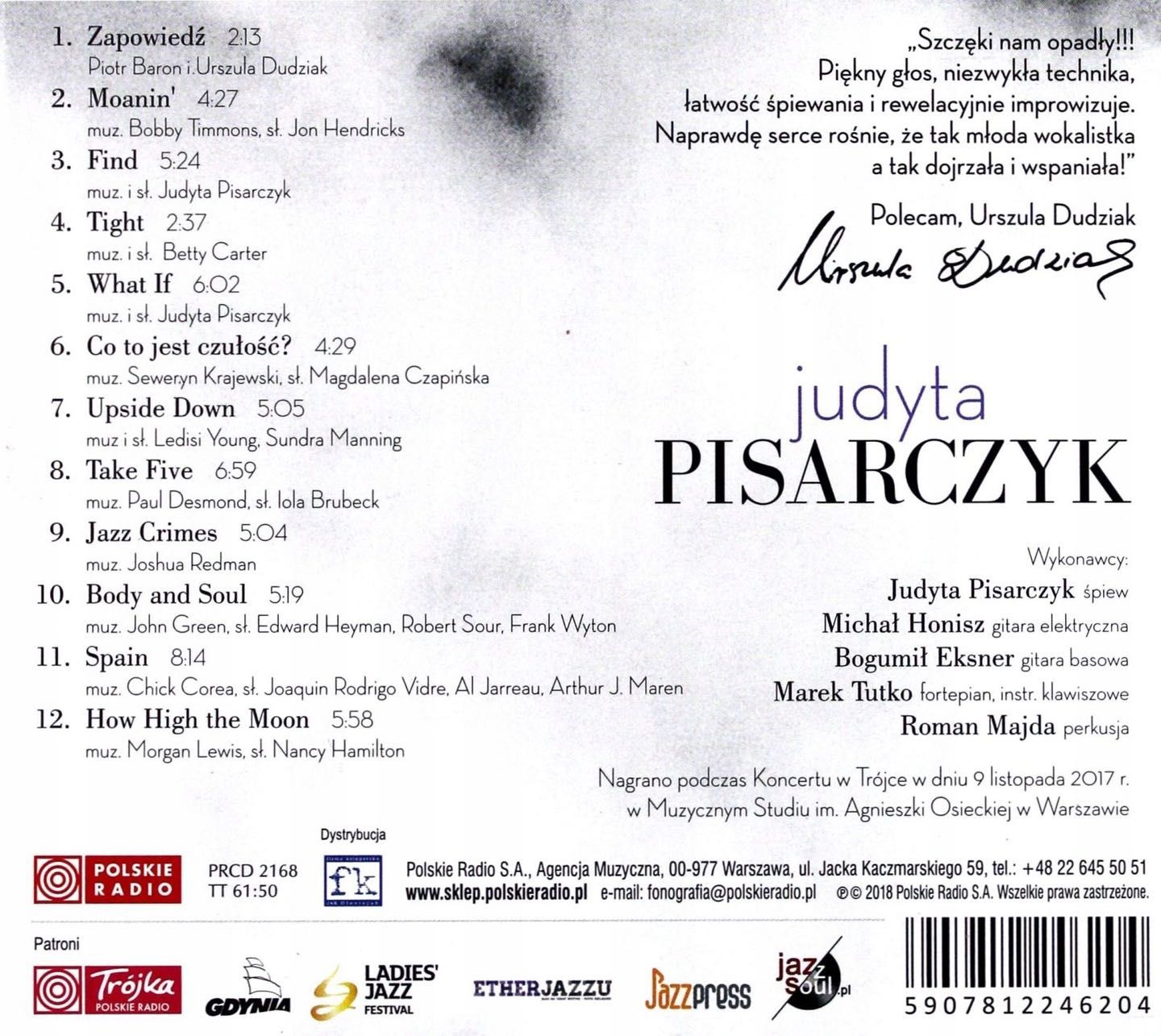 Judyta Pisarczyk - Koncert w Trójce (CD)