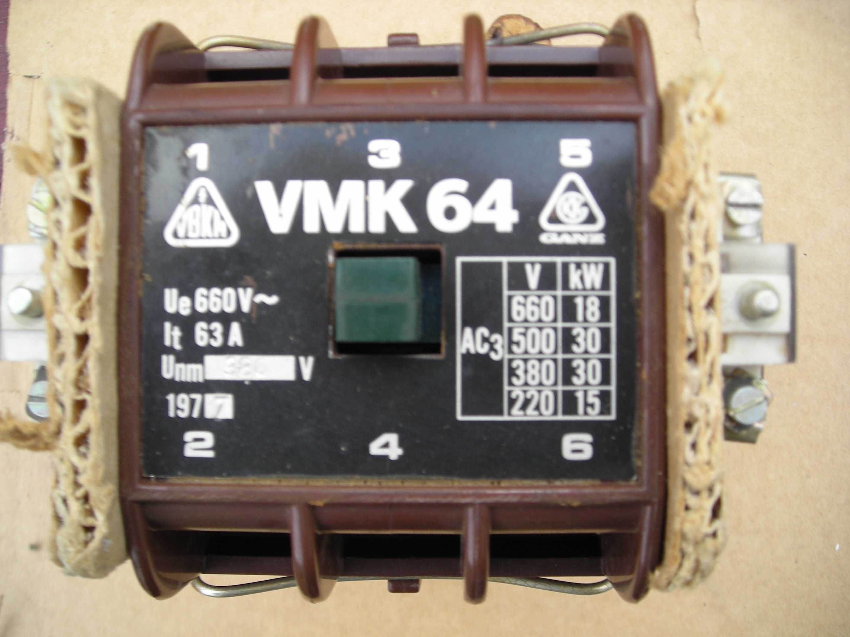 Stycznik VMK 64. 660V 63A.