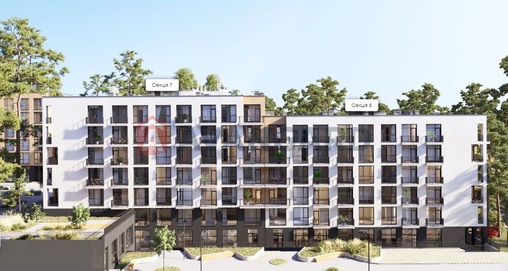 Продаж 2 кімнатної 68,1 м2 в ЖК Грінвуд 3