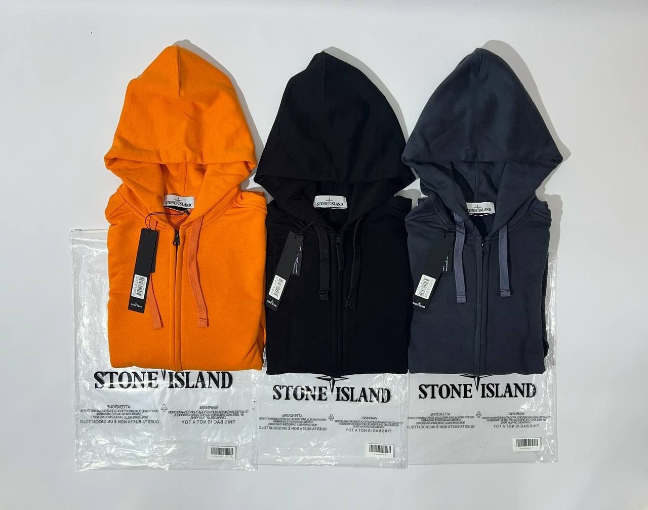 Зіп худі Stone Island. Зіпка стон