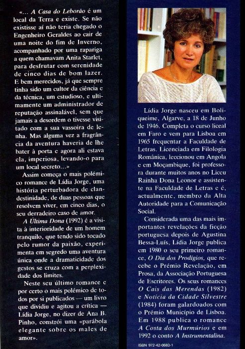 Montra de literatura portuguesa