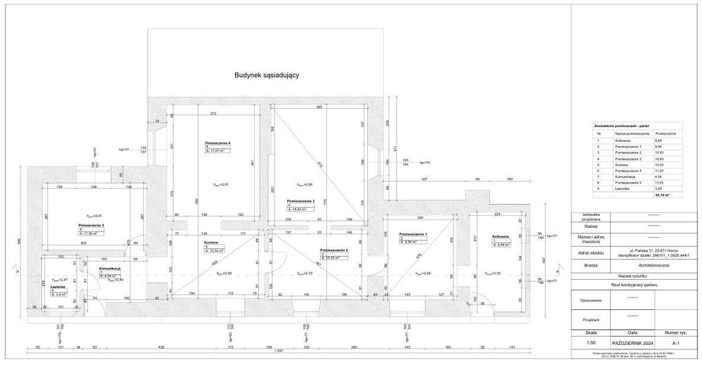Kielce Białogon ul. Pańska 11 dom do remontu 95m +70m2 do generalki