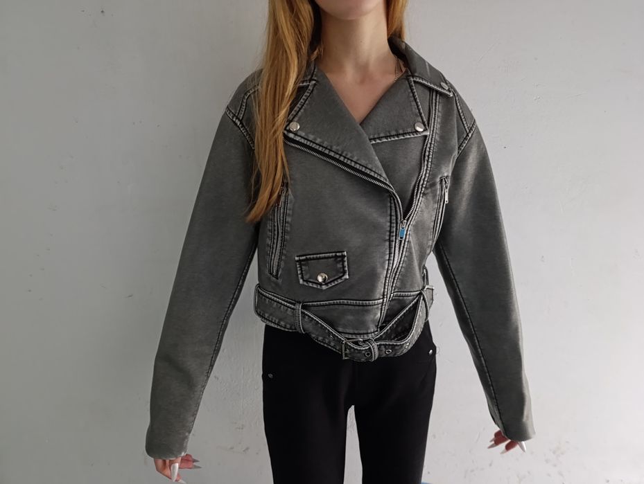 Шкіряна косуха крутезна для леді