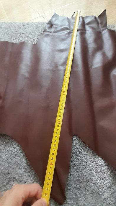 Couro Castanho Genuíno