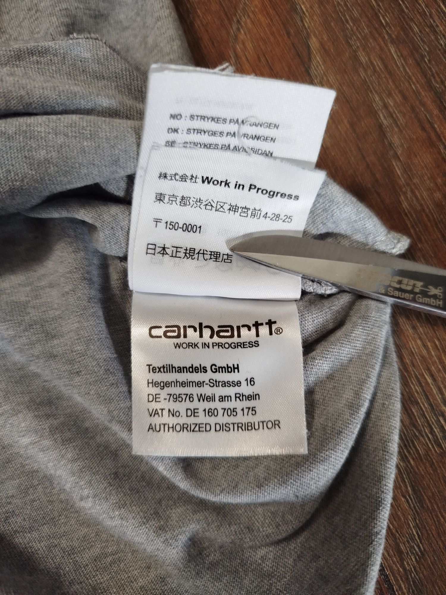 Koszulka Carhart Channel C Grey, L