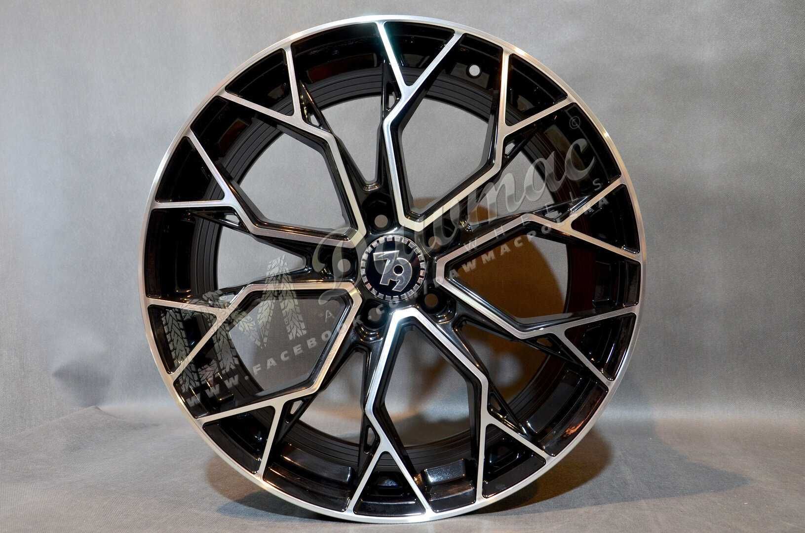 Felgi Seventy9 SCF-H 18" 8J ET45 5x112 Black Front Polished