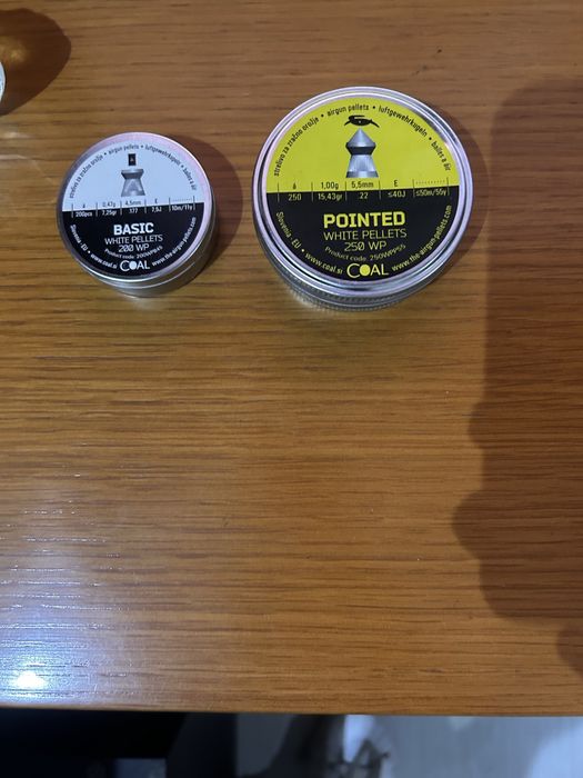 Chumbos novos de duas medidas