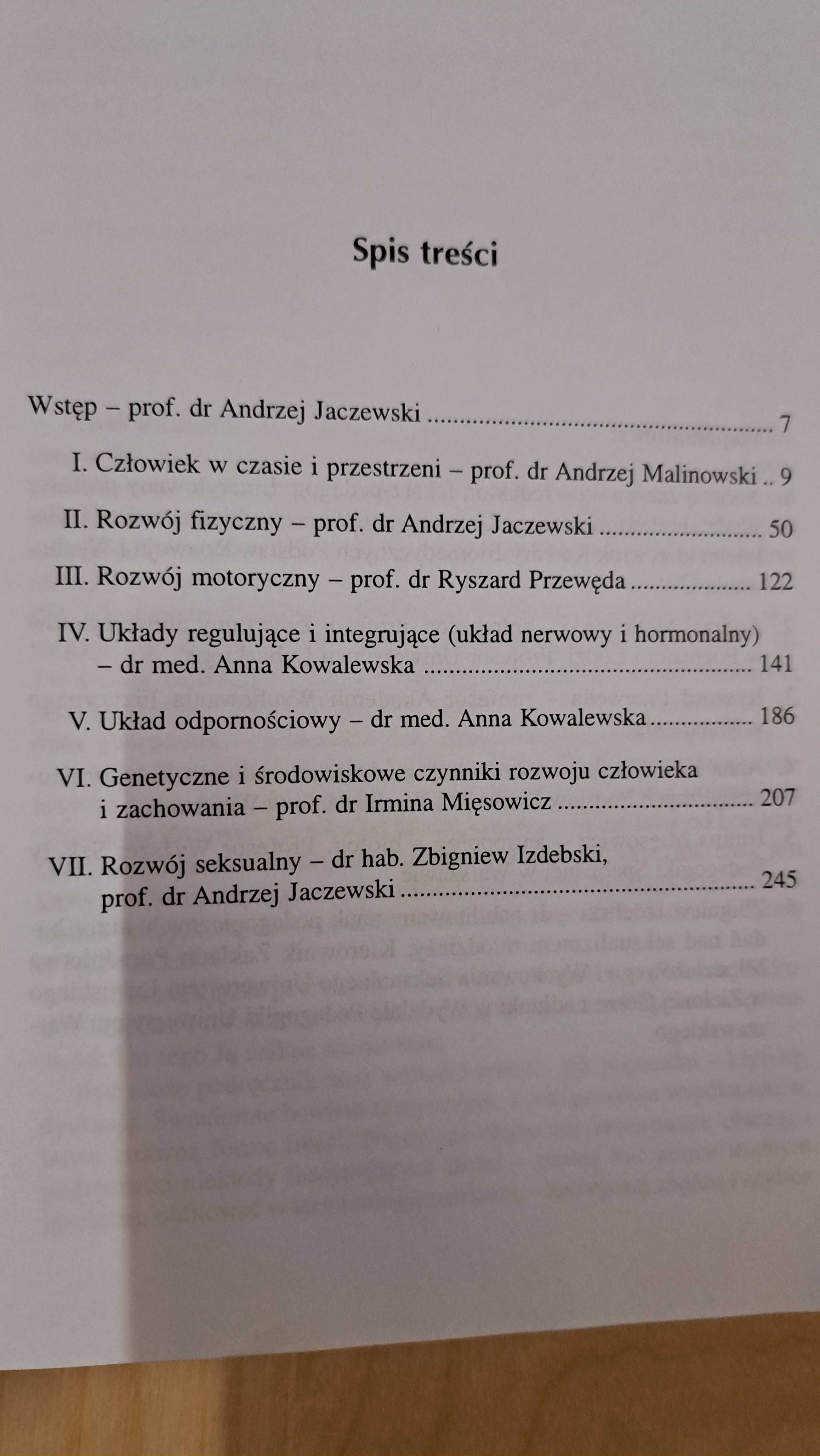 „ Biologiczne i medyczne podstawy rozwoju i wychowania”