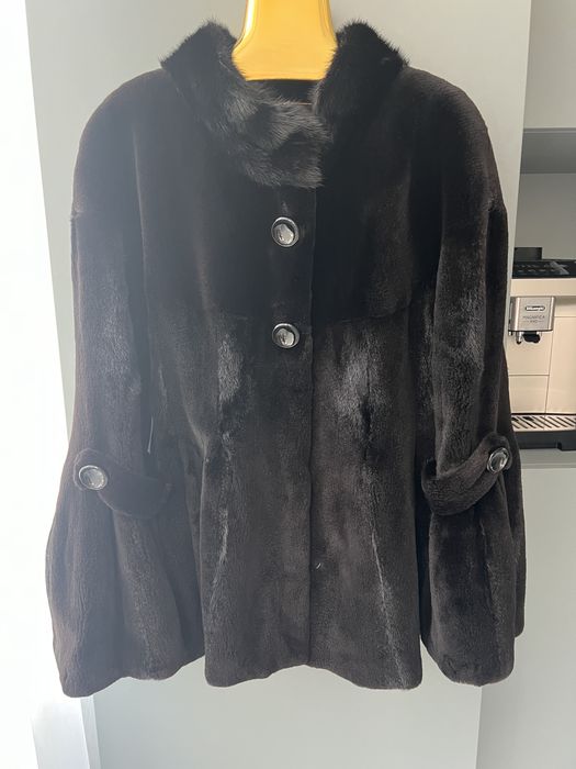 Фірмова шуба норкова преміум хутро м/л