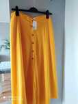 Spódnica długa maxi słonecznikowa 46 H&M