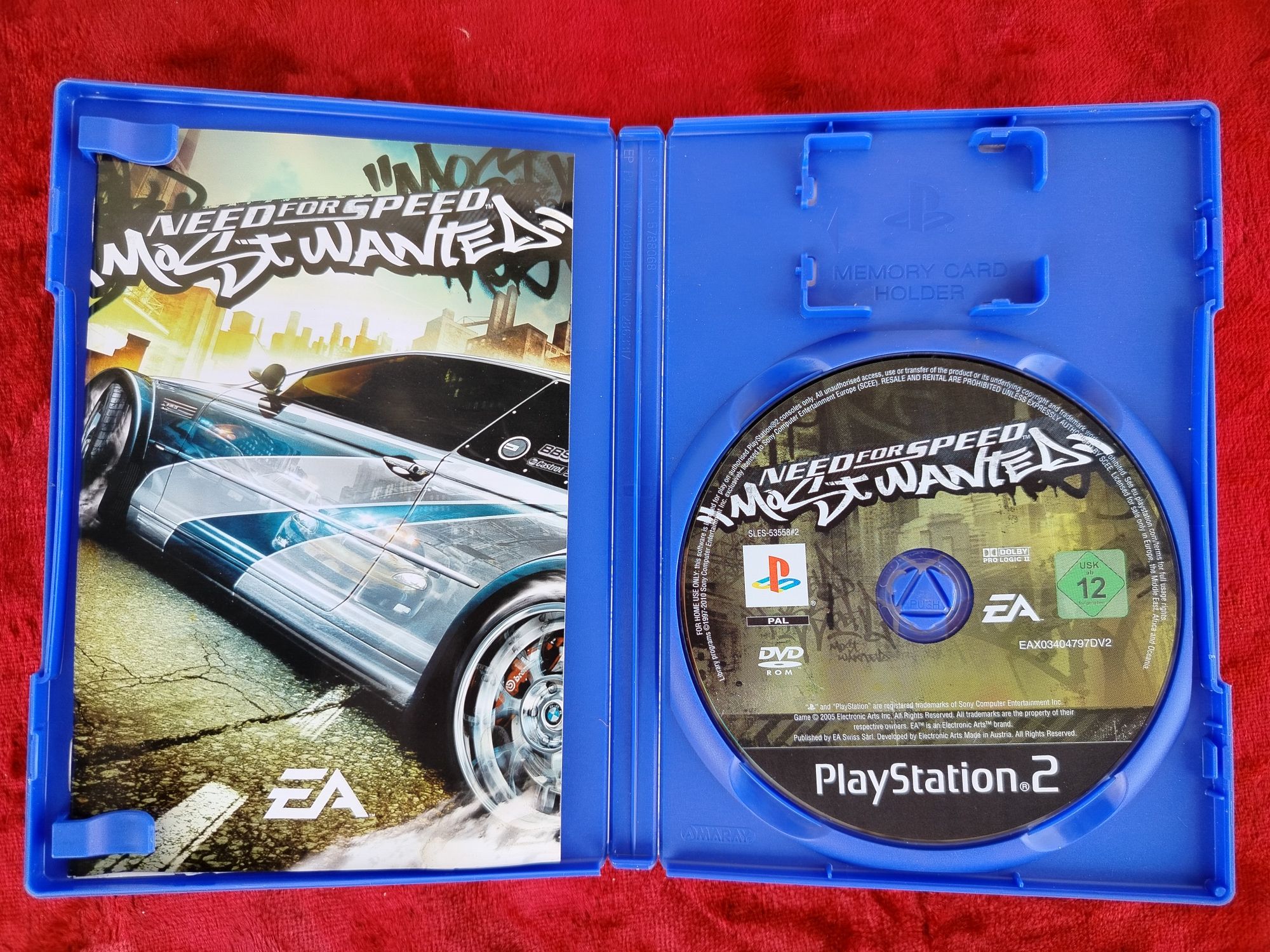 Need for speed Most Wanted PS2 pl PlayStation