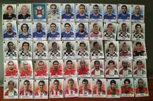 Lote de cromos recuperados "Futebol 2007/2008"