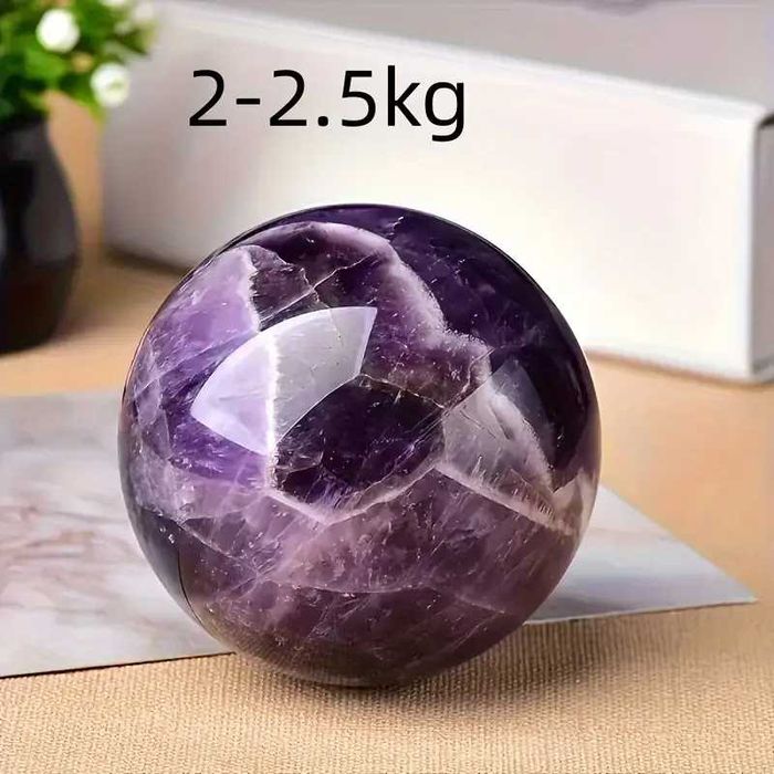 Wielka ametystowa kula reiki