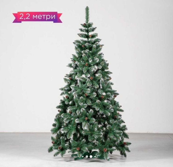 Заснеженная Пышная Ёлка искусственная Снежная Королева 1м-3м Ялинка