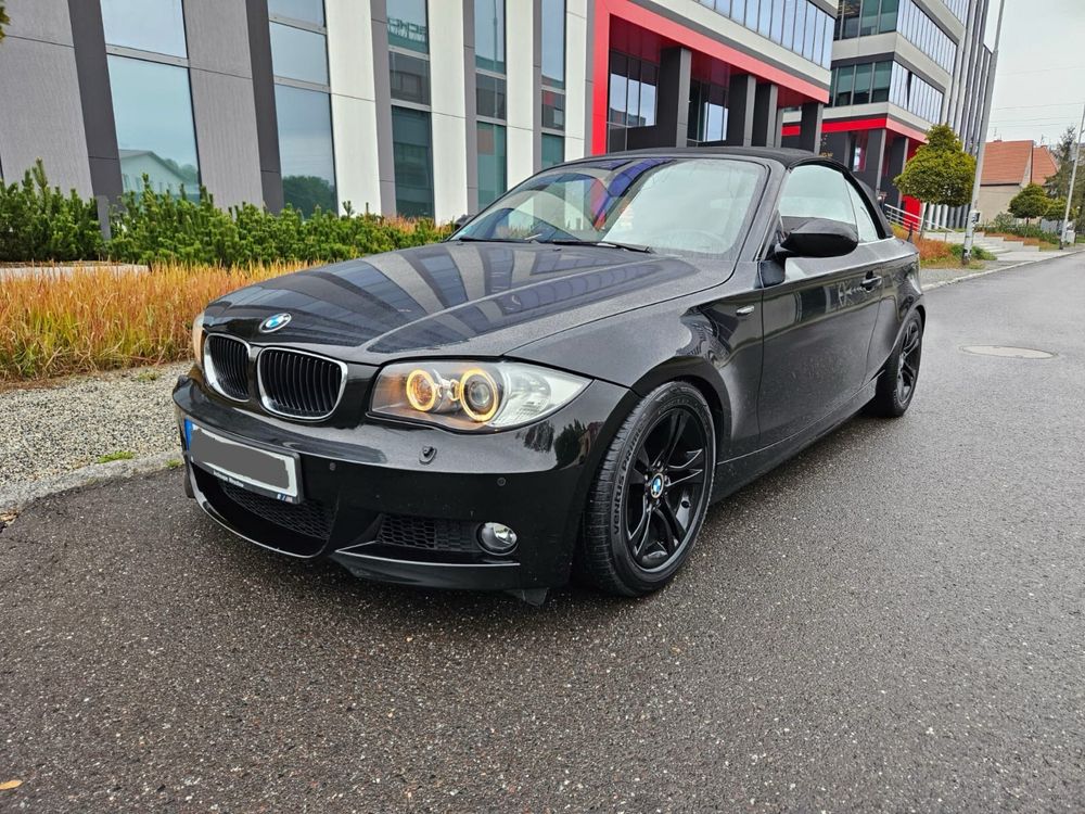 BMW 120d e88 2.0 automat, cabrio, czerwone skóry