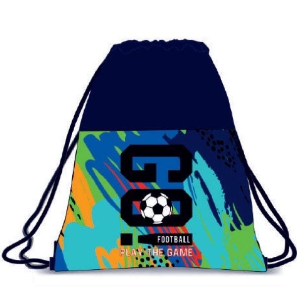 Дитяча шкільна сумка для взуття для хлопчика з кишенею Hipe Футбол