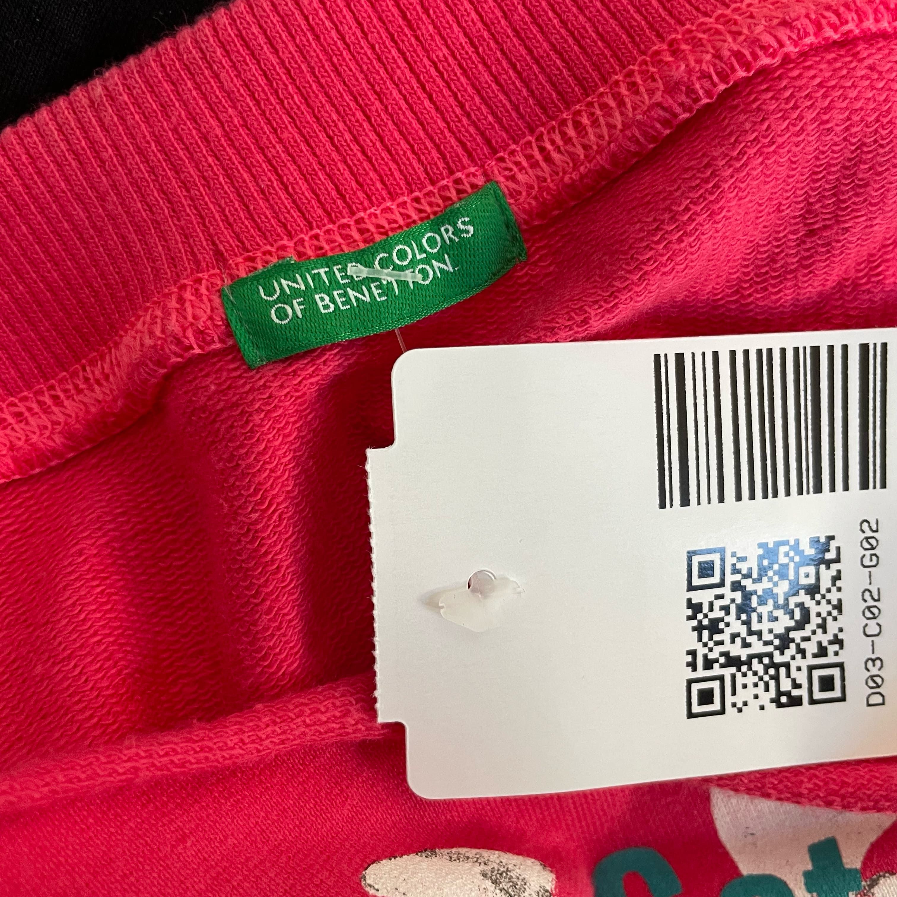 United Colors of Benetton Koszulka na Długi Rękaw Damska Czerwony M