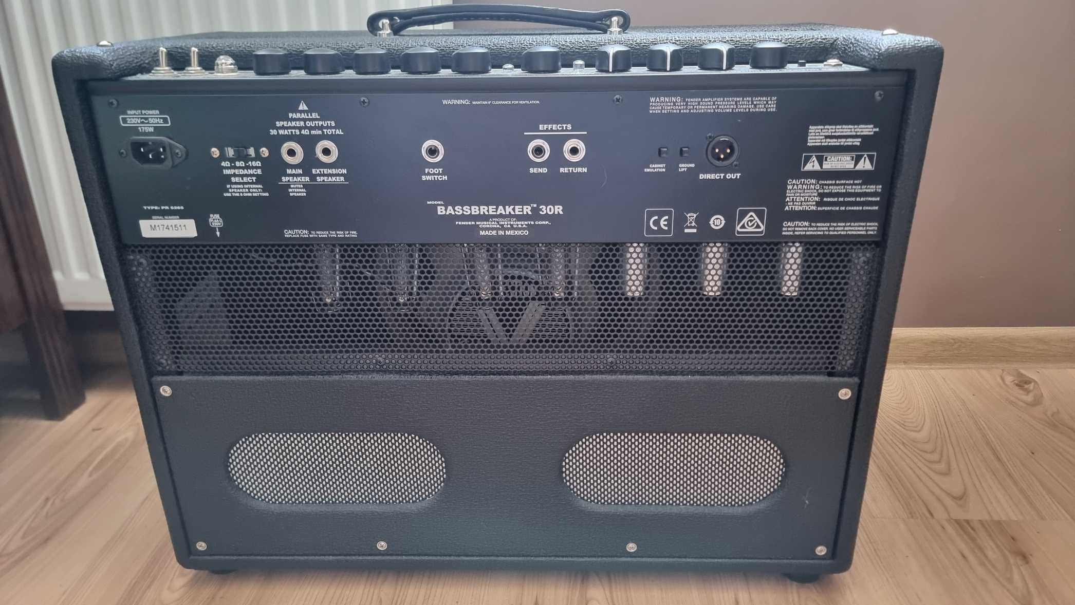 Fender Bassebreaker 30r Combo Lampowe