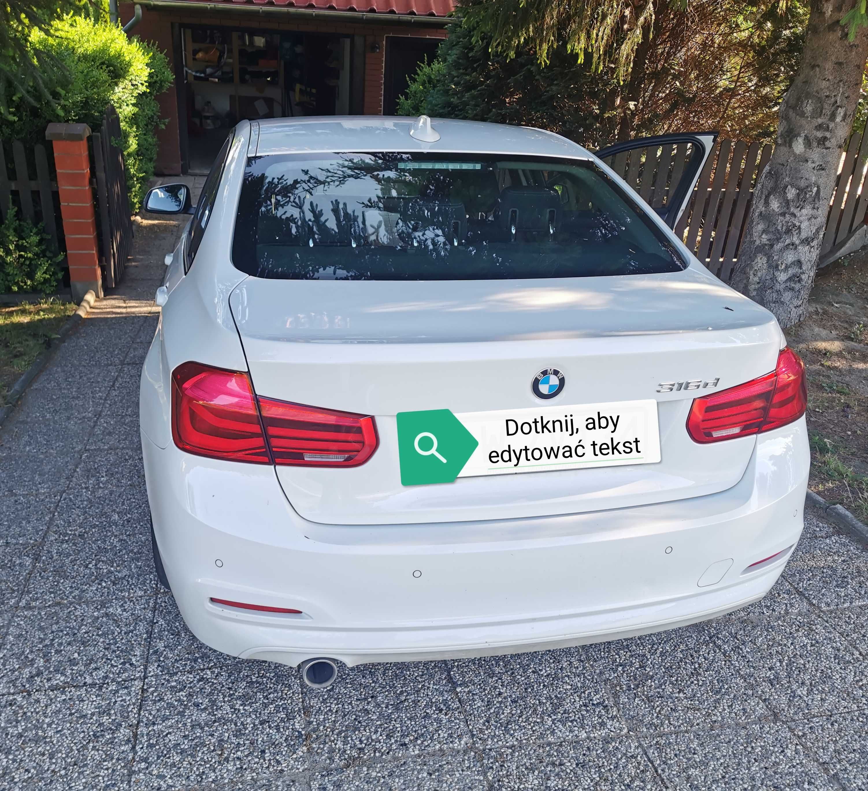 BMW 316d 2.0 Diesel idealny Prywatnie 2018rok