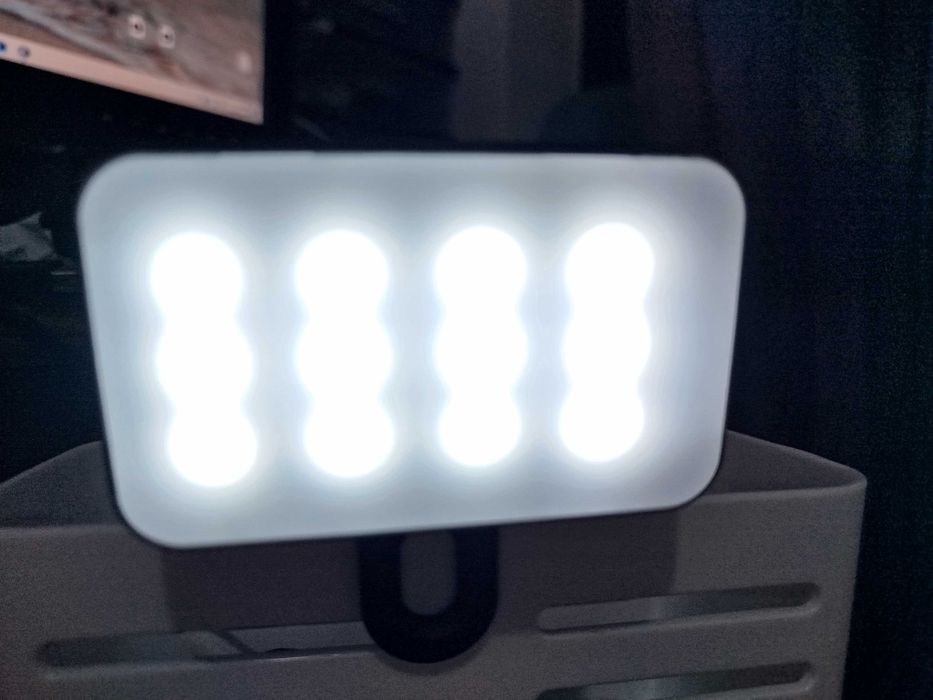 Flash Luz contínua p/ foto ou vídeo, a bateria, type C - Aceito Troca