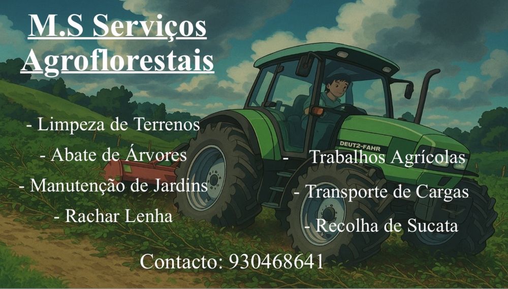 Prestação de serviços Agro-Florestais