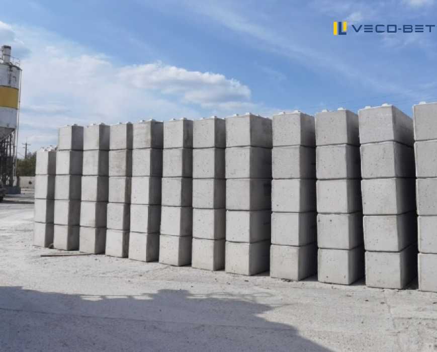 Blok betonowy typ 60 / bloki betonowe / mury oporowe / ściana / LEGO