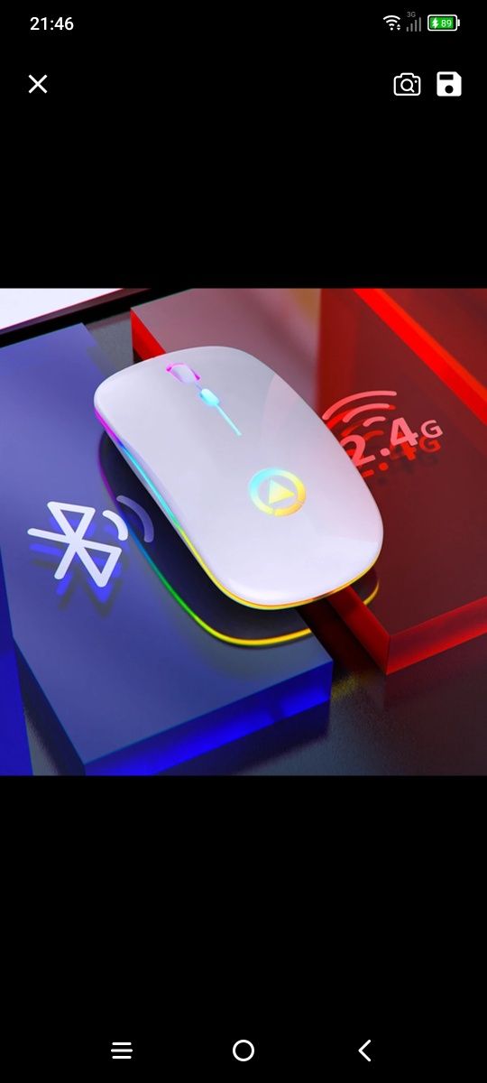 Rato novo wireless Bluetooth recarregável