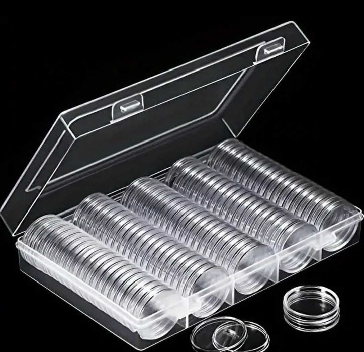 Органайзер для монет на 100 шт.діаметр 30 мм.