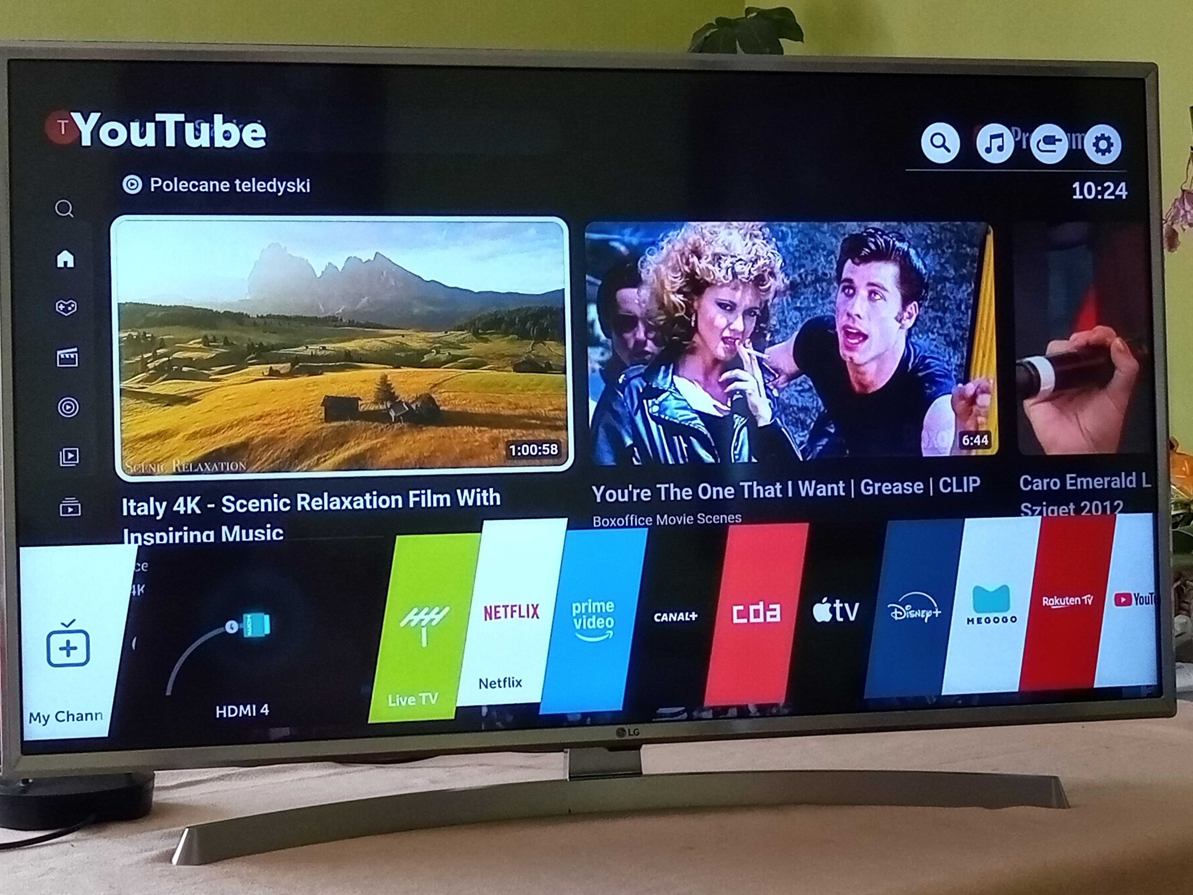 W bardzo dobrym stanie, markowy telewizor LED 4K UHD Wi-Fi YouTube