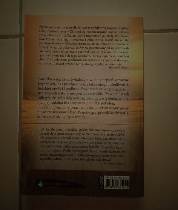 Ksiazka "Byłam opętana"