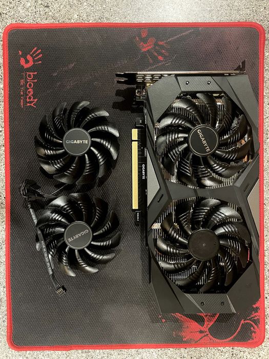 Gigabyte GeForce GTX 1660 Super 6GB OC + Новые вентиляторы