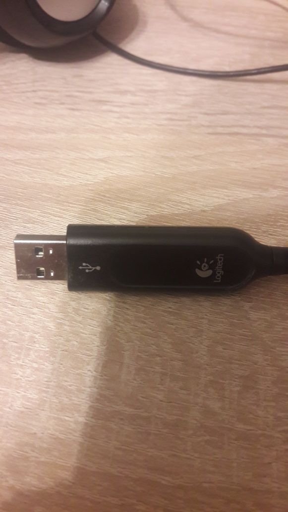 Słuchawki Logitech z mikrofonem