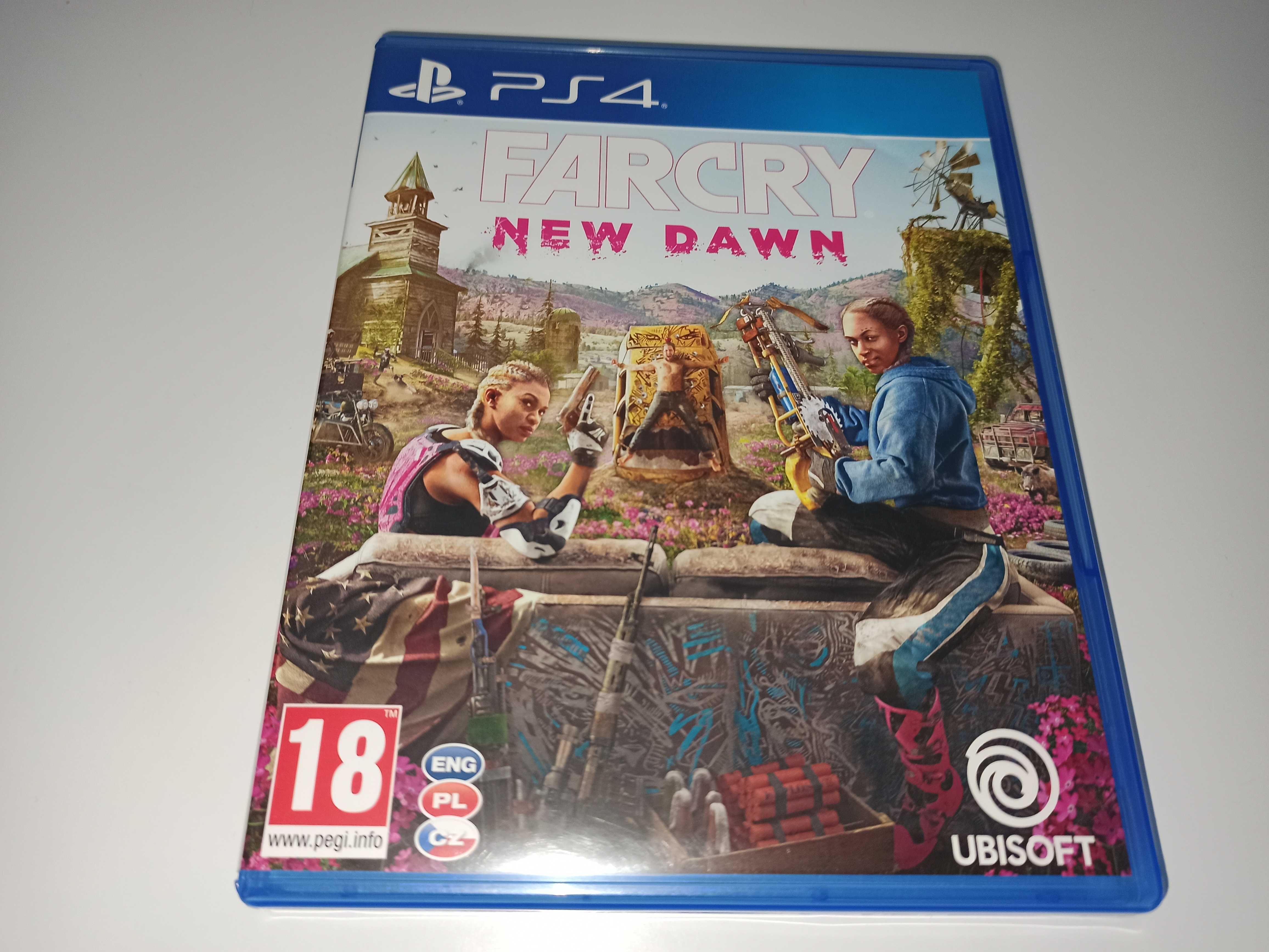 ps4 FARCRY NEW DAWN PL po polsku Klimat postapokalipsa okładka pl